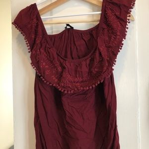 Off the shoulder blouse